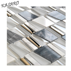 china wholesale merchandise glass stone mosaic kitchen backsplash tile