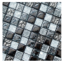 1 x 1 inch Fancy Glass Mix Stone Mosaic Home Decor (KGS20120086)