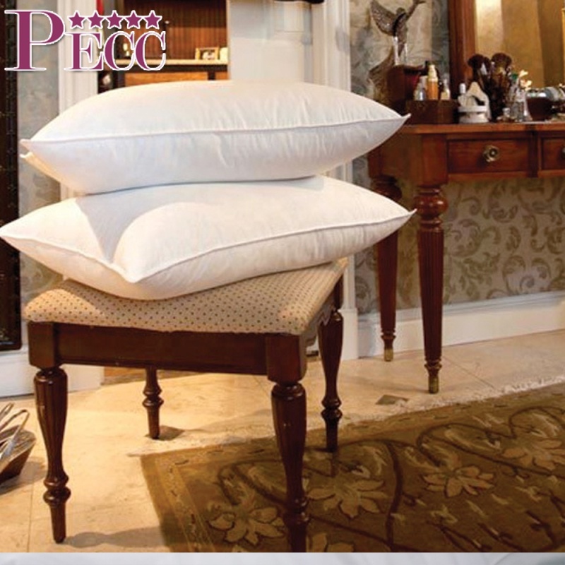 Almohadas tamaño king con relleno de plumas y plumón de ganso blanco 100 por ciento