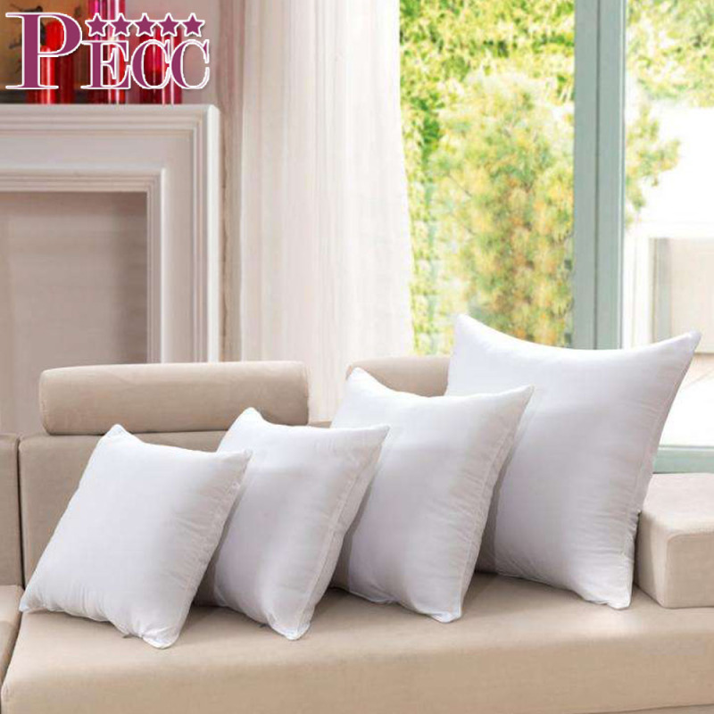 ホワイトスクエアウール枕クッションインサート