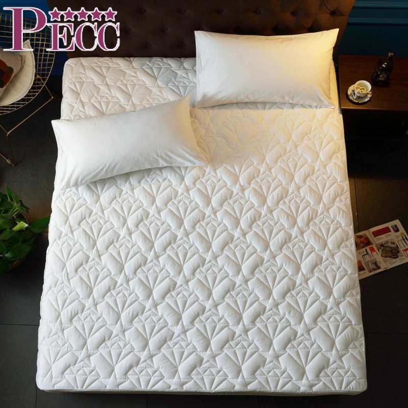 寝具機洗浄キングサイズキルティングマットレスプロテクター