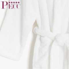 Cheap Price Comfortable Woman White Flannel Bathrobe Hotel