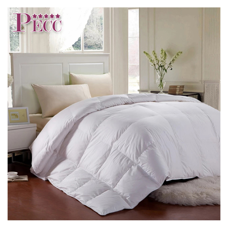 高品質で柔らかい天然ダックフェザーダウン羽毛布団カバー