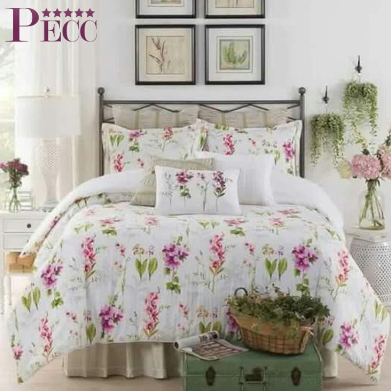 Edredón de lujo de plumón de ganso blanco tamaño Queen liso vendedor caliente