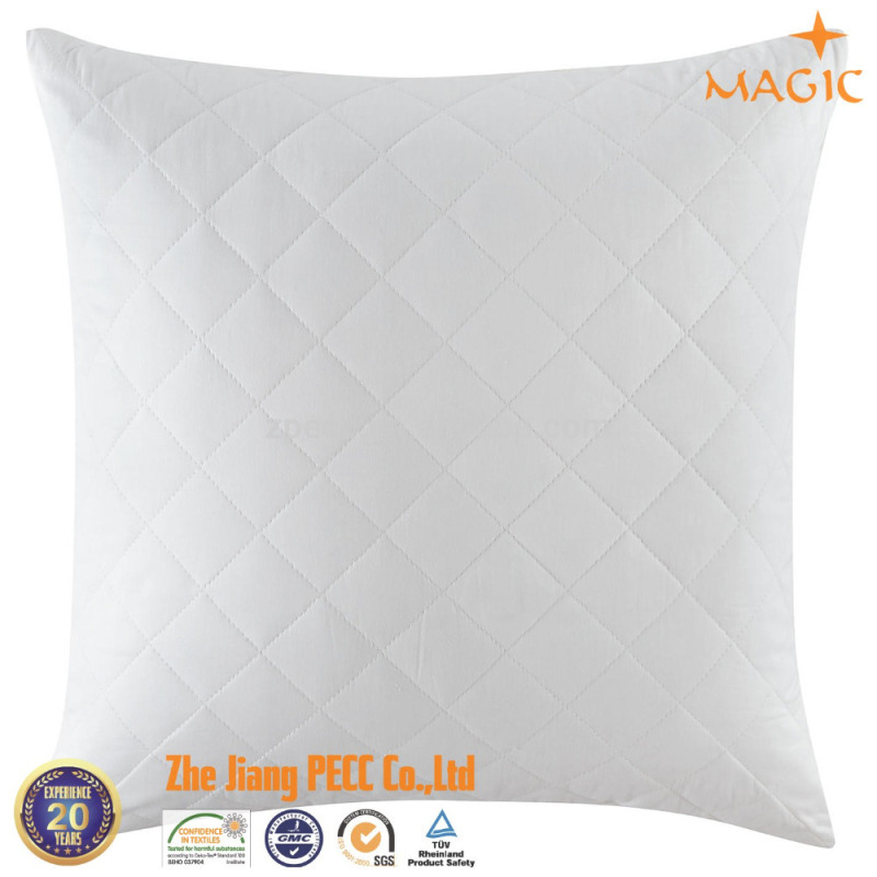 Protector de almohada acolchado de algodón, cuadrado