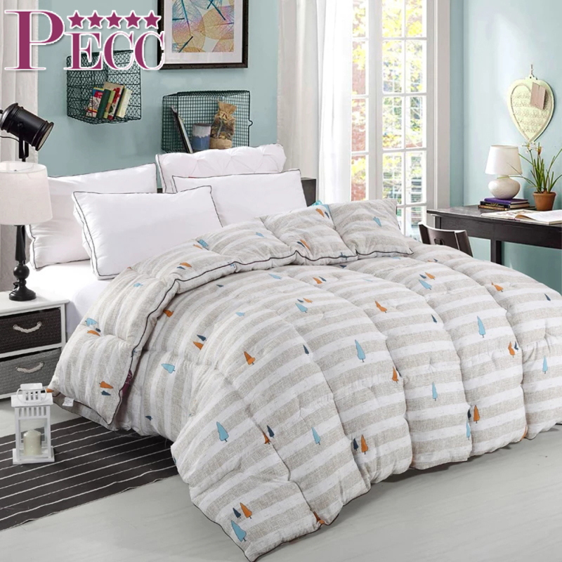 Edredón de microfibra transpirable con costura barata para todas las estaciones