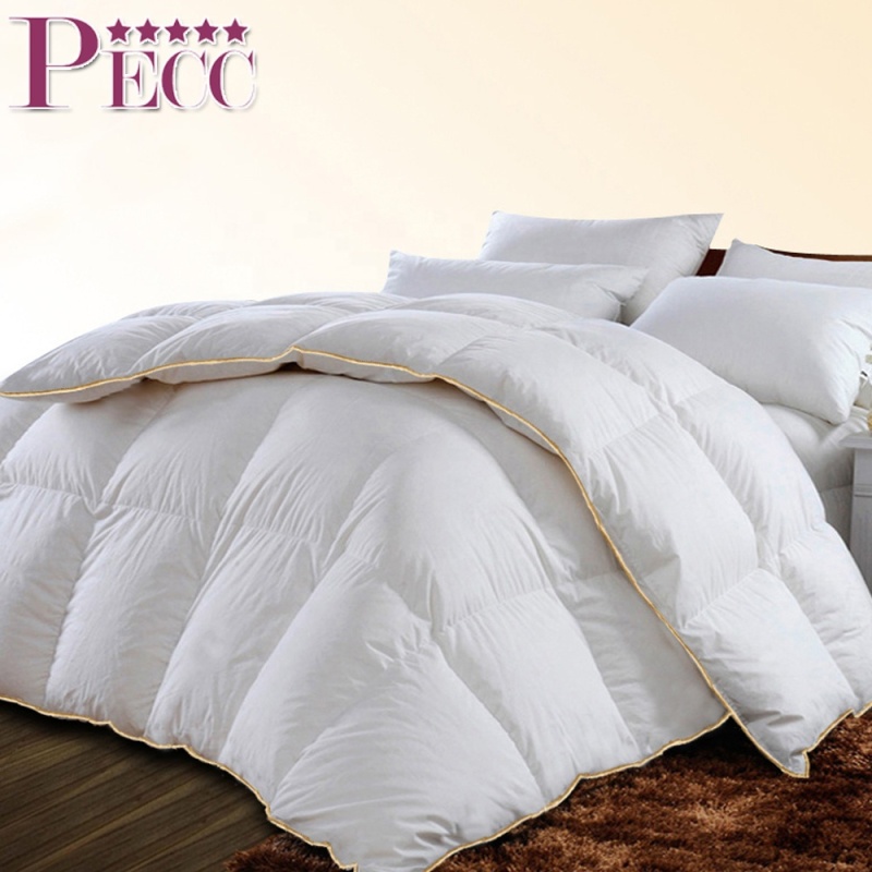 ホットセール 100% グースフェザー羽毛布団 ヘビーウィンター キルト コットン