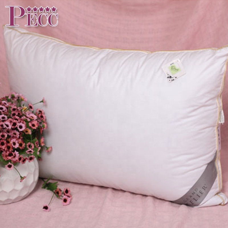 Almohadas de plumas orgánicas King Size Premium de gran oferta