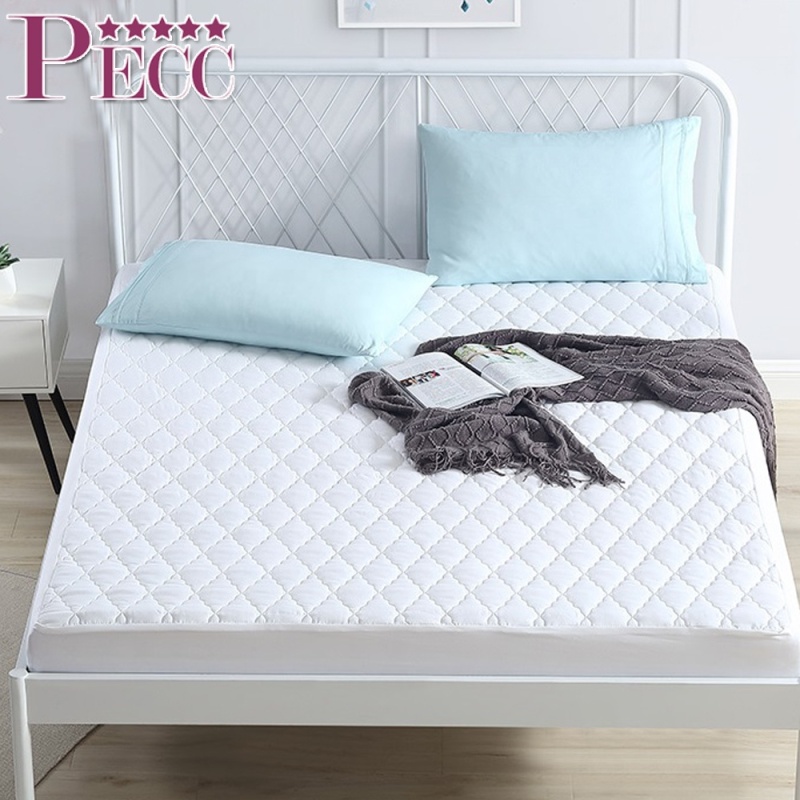 寝具機洗浄キングサイズキルティングマットレスプロテクター