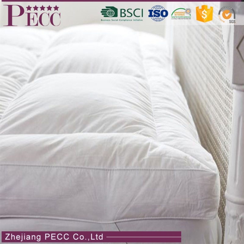 China Venta al por mayor Moda Hotel de 5 estrellas Super Soft Down Colchón Topper