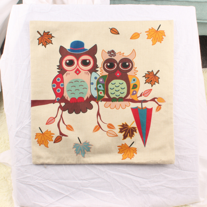 クリスマス漫画コットン洗えるクッションカバーセット クリスマス漫画コットン洗えるクッションカバーセット