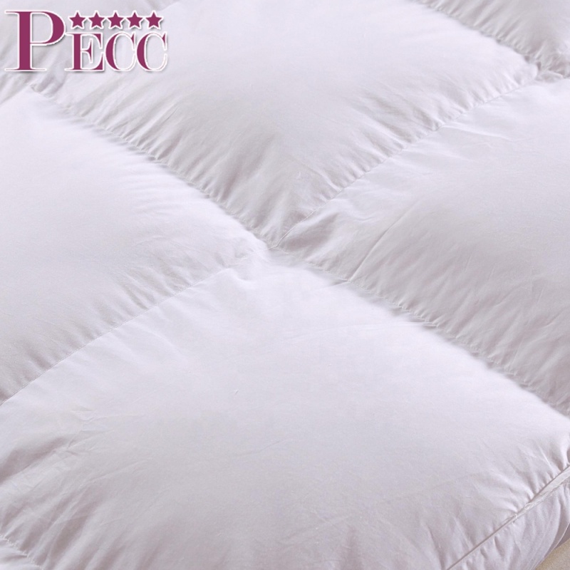 Venta al por mayor de tela de algodón natural 3D Soft Sleep Well colchón Topper Pad