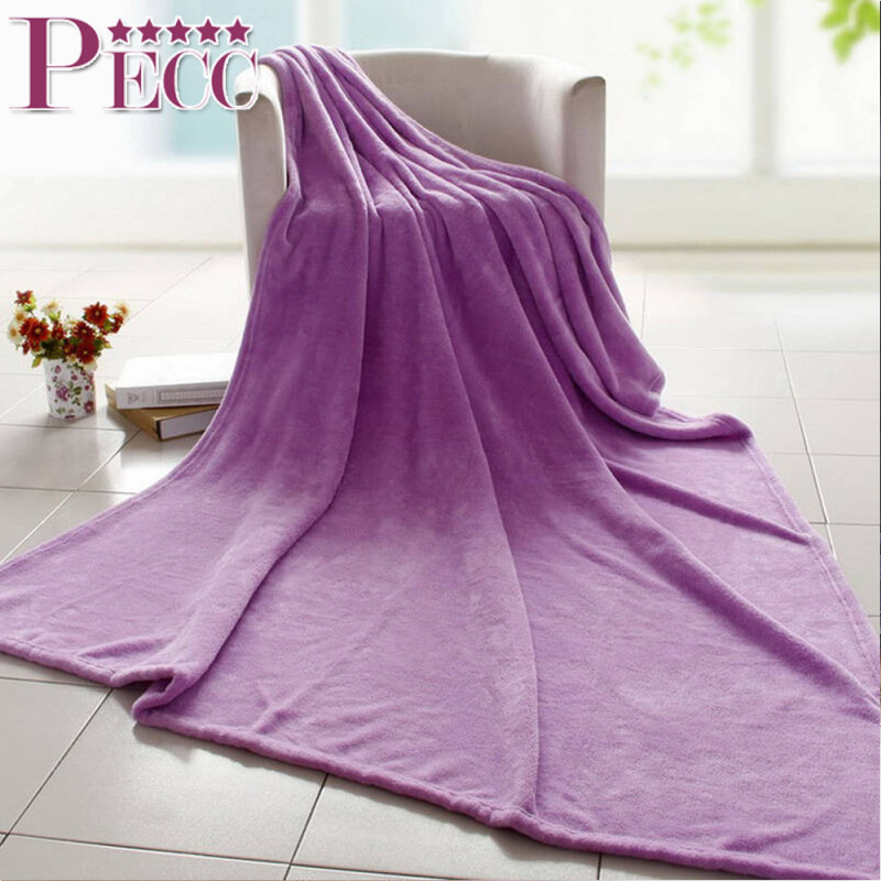 Al por mayor suave manta de lana morada Al por mayor suave manta de lana morada