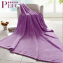 Al por mayor suave manta de lana morada Al por mayor suave manta de lana morada