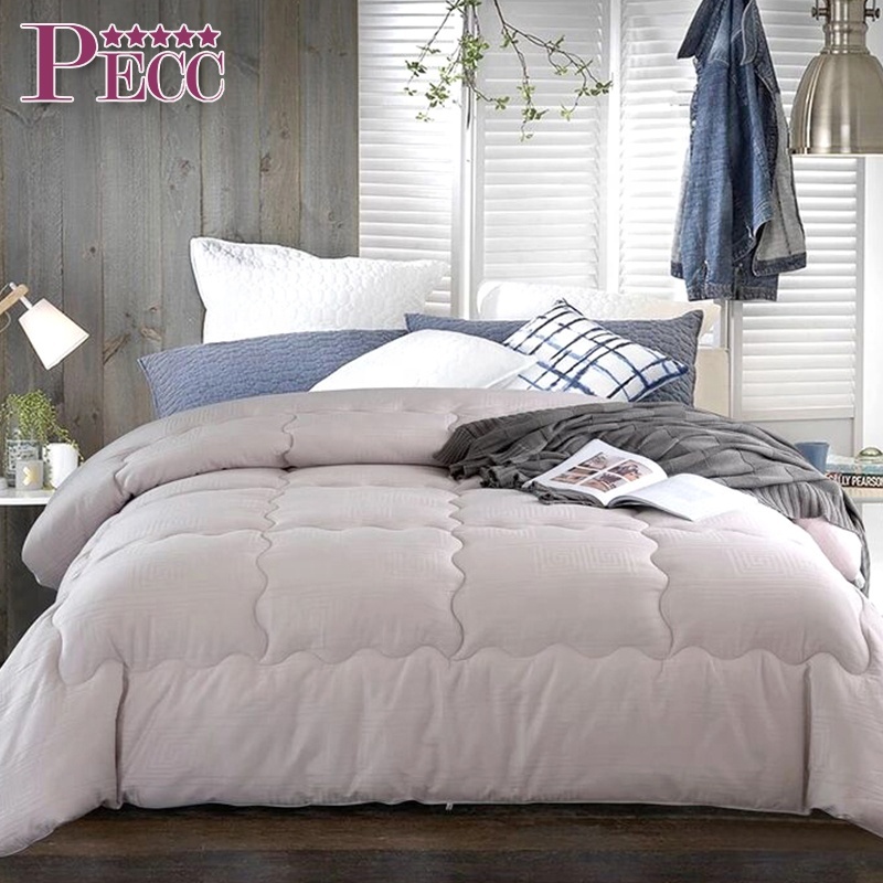 卸売高級無地ホワイトキルトソフト掛け布団羽毛布団