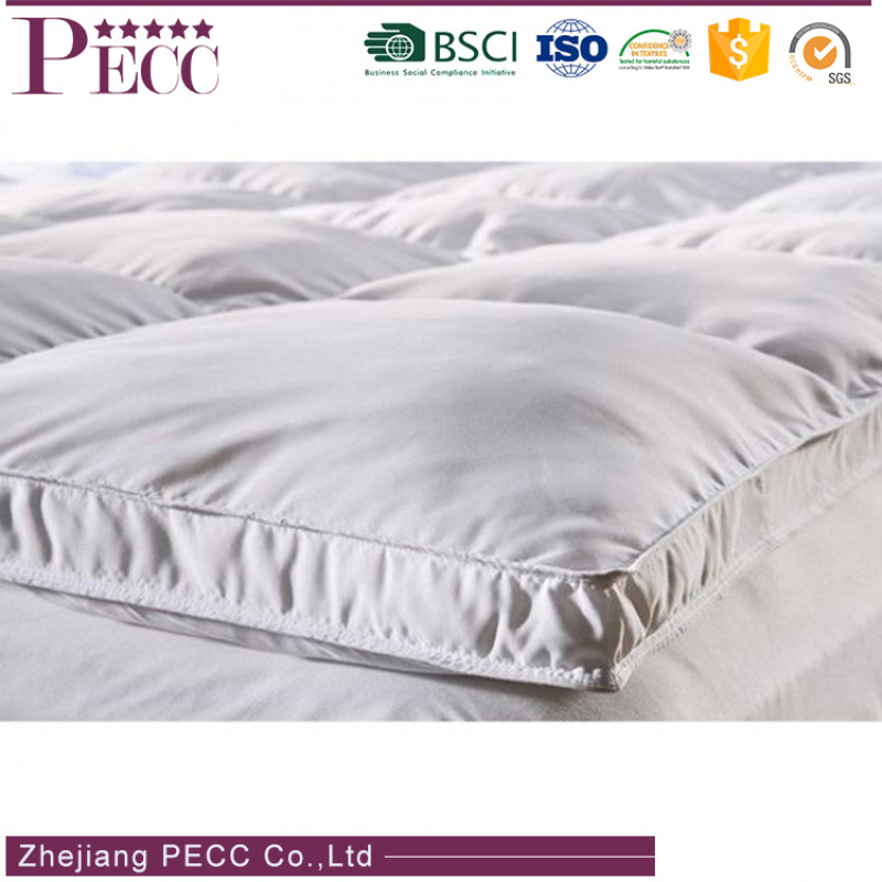 China Venta al por mayor Moda Hotel de 5 estrellas Super Soft Down Colchón Topper