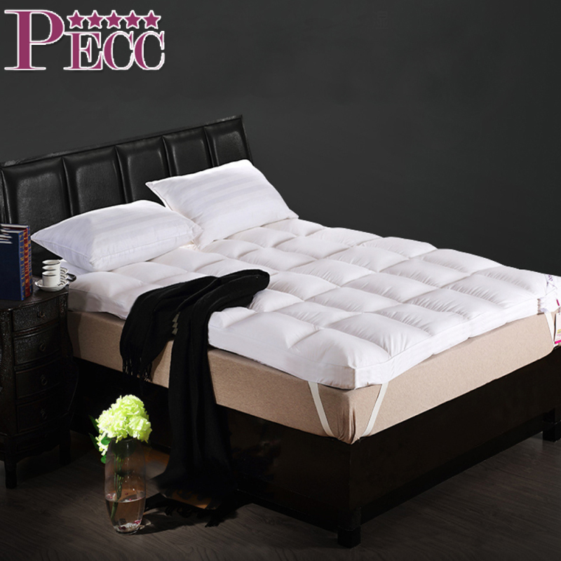 Cojín de colchón relleno de microfibra de lujo blanco del distribuidor de colchones de China