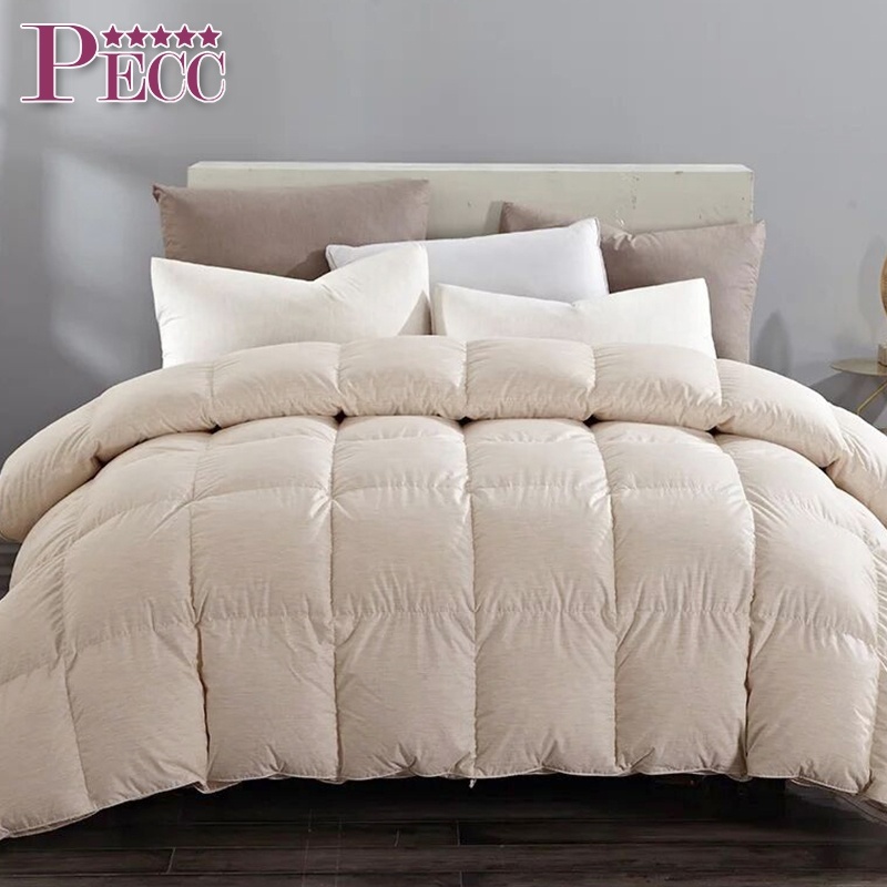 卸売高級無地ホワイトキルトソフト掛け布団羽毛布団