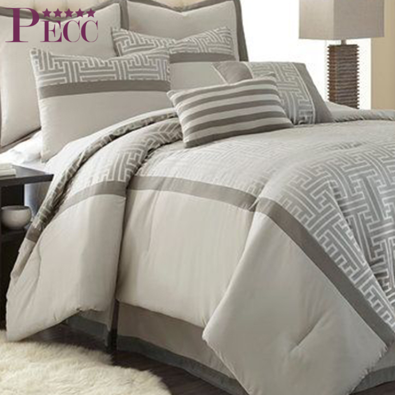 中国製の卸売綿キルト無地繊維安い羽毛布団