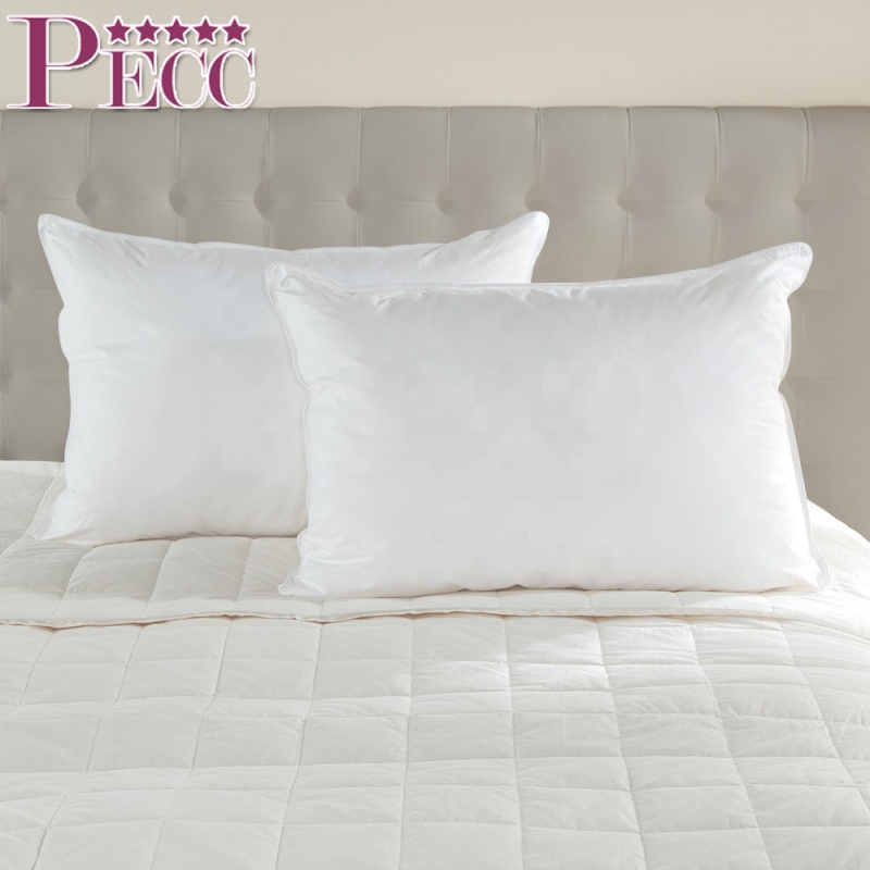 Almohadas tamaño king con relleno de plumas y plumón de ganso blanco 100 por ciento