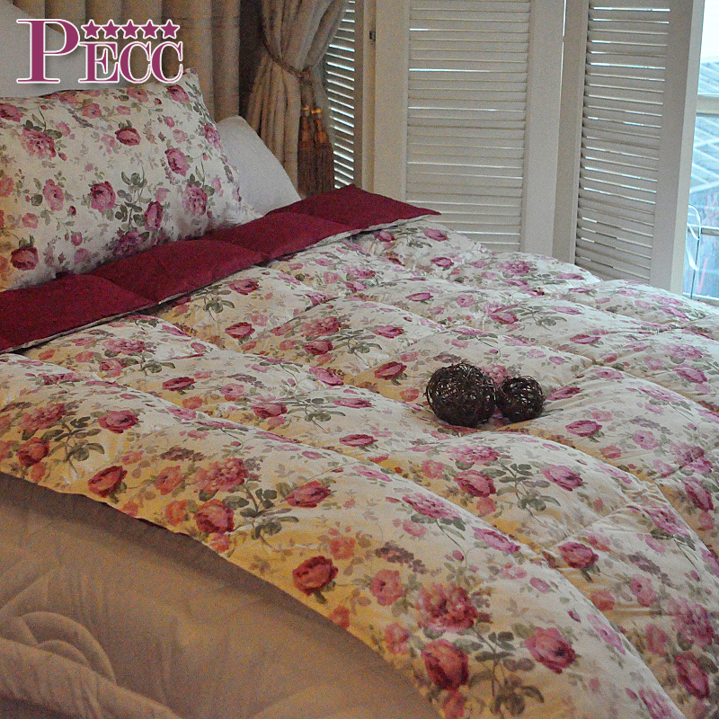 Original Edredón de tela de microfibra, edredón de plumas de relleno