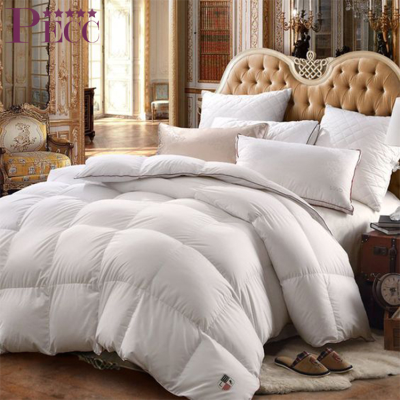 快適な工場価格のホワイトグースフェザーダウン羽毛布団