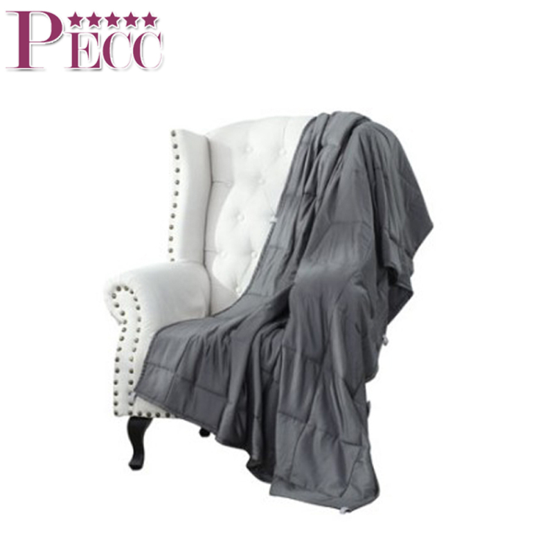 綿 100% の良質のガラスビーズ加重ブランケットベッド用