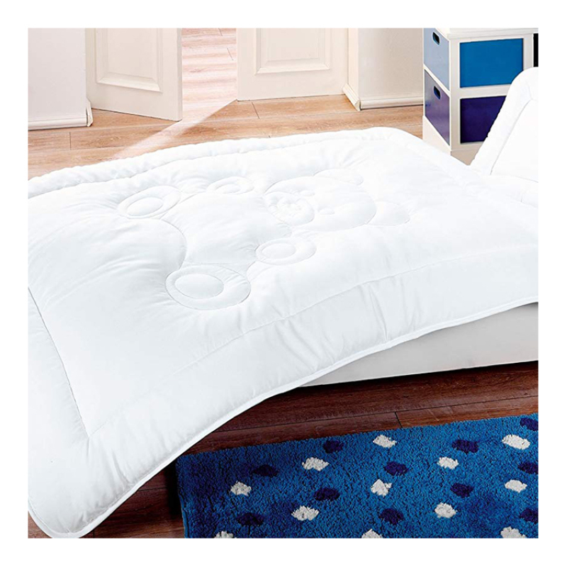 Venta al por mayor moderno algodón cómodo país blanco bebé abajo edredones