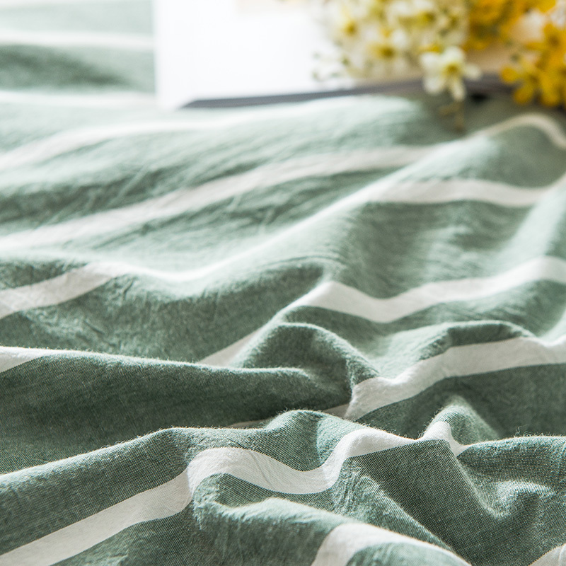 Sábana de satén cómoda, juego de cama con funda nórdica 100% algodón