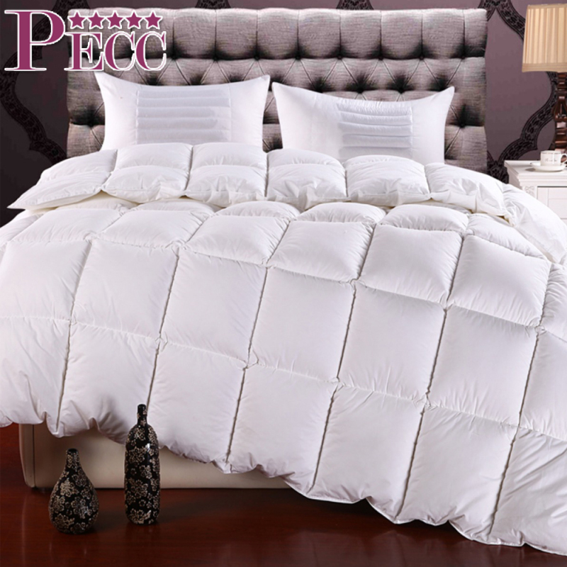 Edredón clásico de lujo y cálido invierno con plumón de ganso