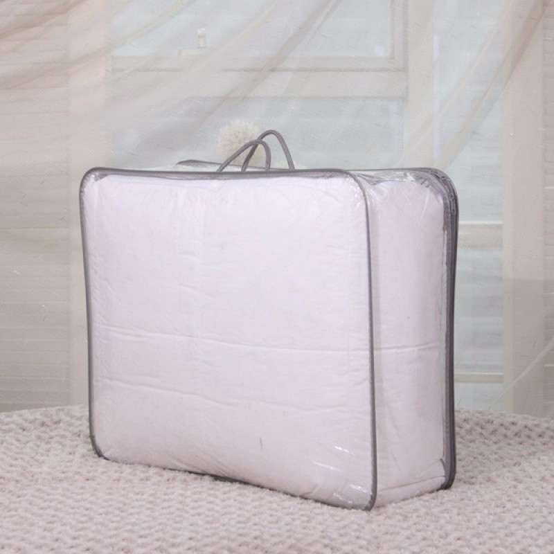 低刺激性ナチュラルコットン100%キングサイズベッド用無地ホワイト掛け布団