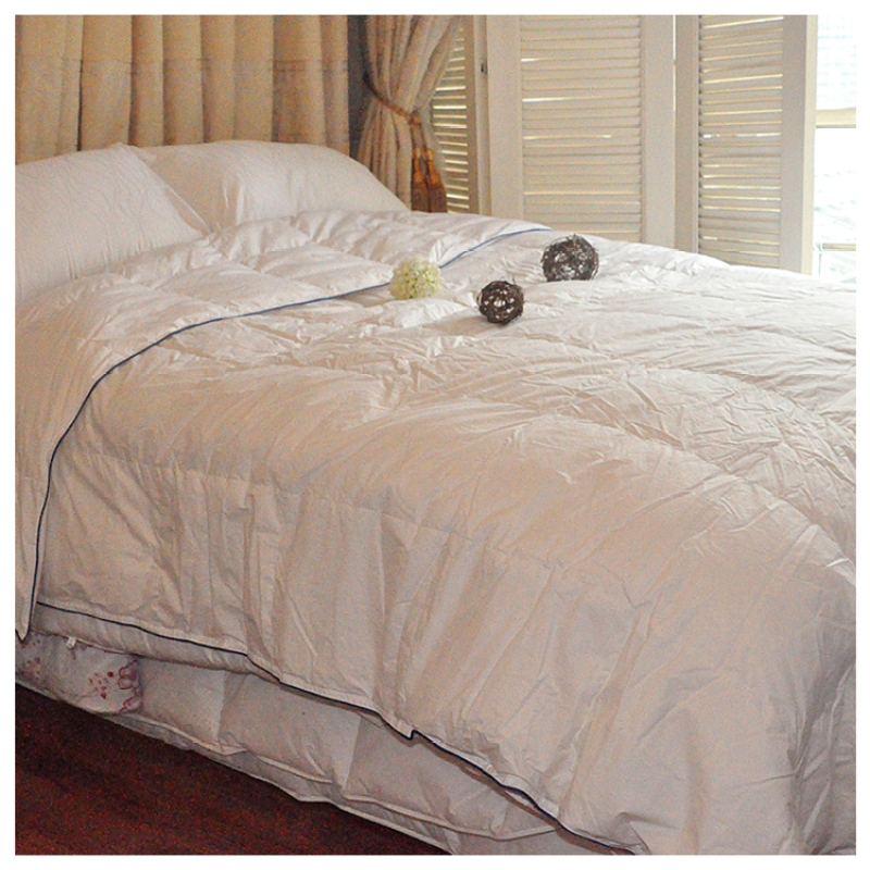 Ropa de cama floral clásica, juegos de ropa de cama blanca Funda nórdica Funda de almohada