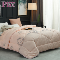 Top-quality 100% Cotton Filled Wool Comforter Printed for Home