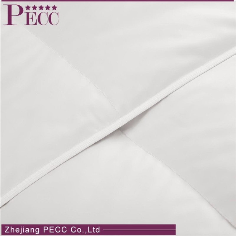 Edredón de plumón de pato blanco 100% algodón natural de alta calidad