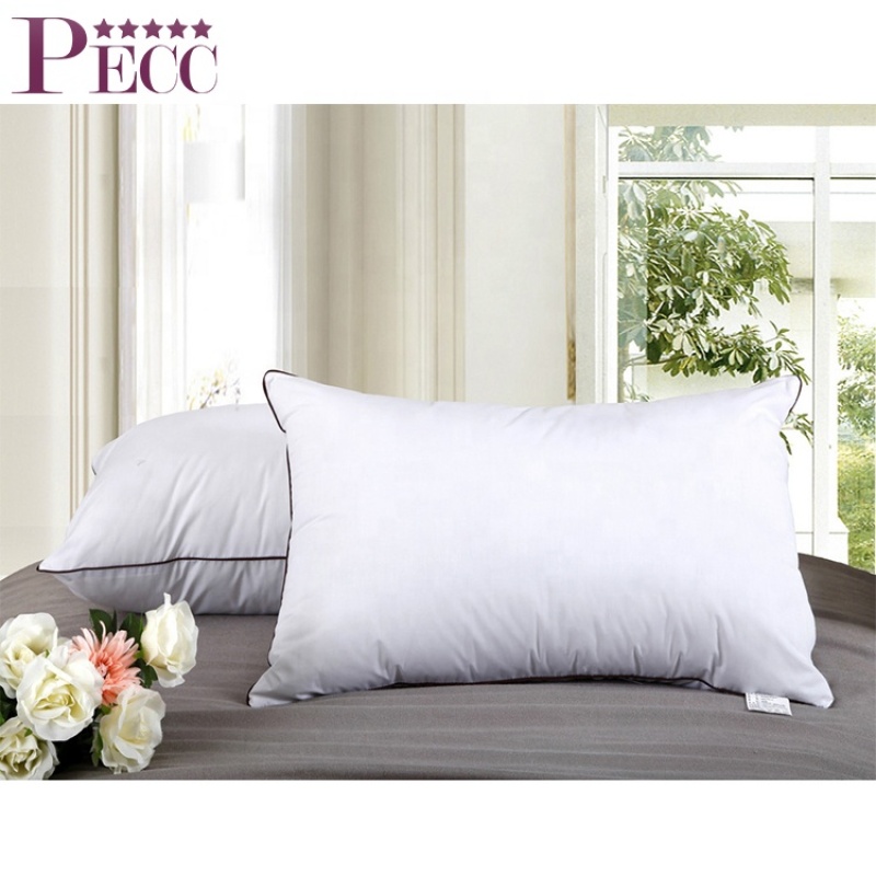 El precio bajo al por mayor de alta calidad adorna la almohada de plumas finas