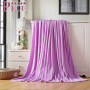Al por mayor suave manta de lana morada Al por mayor suave manta de lana morada