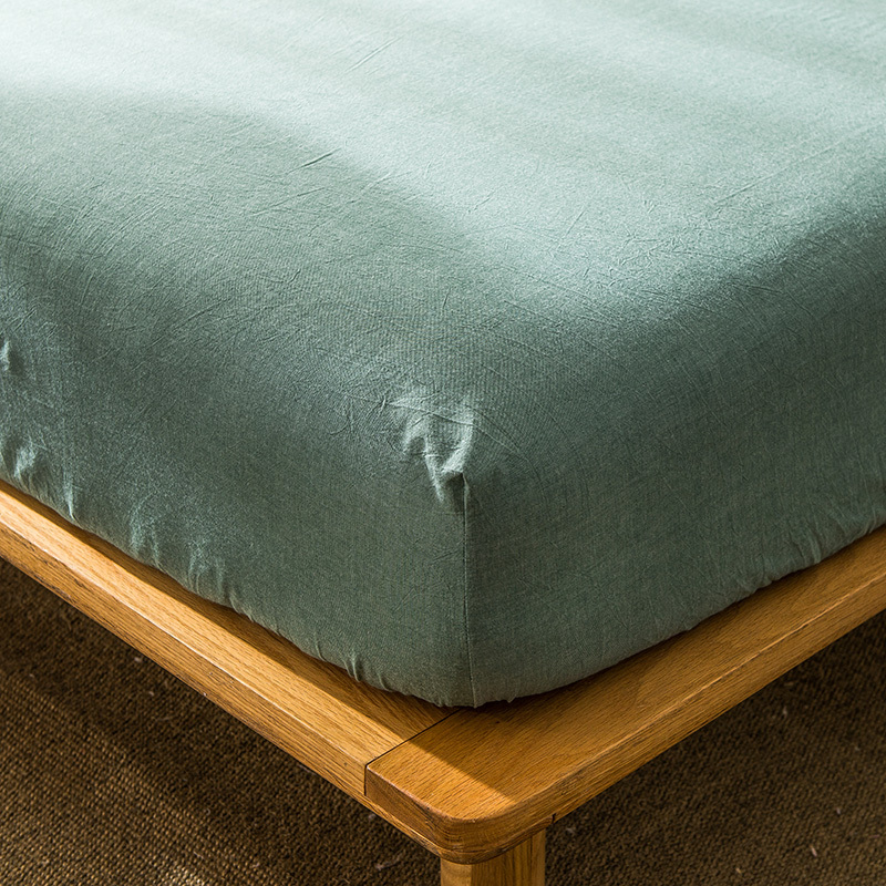 Sábana de satén cómoda, juego de cama con funda nórdica 100% algodón