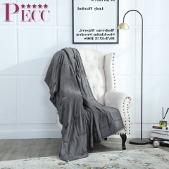 Zhejiang PECC CO hot sale cheap glass beads weighted blanket 20 lbs