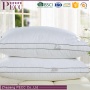 Venta de almohadas de plumas de ganso 100 por ciento de tela de algodón