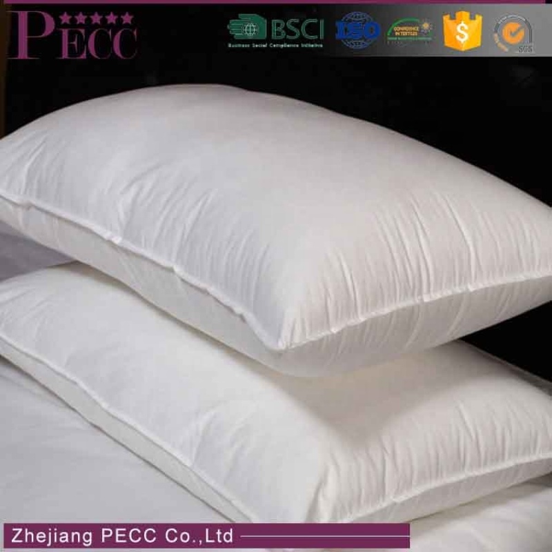 Venta de almohadas firmes de plumón de ganso blanco tamaño king para el hogar Venta de almohadas firmes de plumón de ganso blanco tamaño king para el hogar