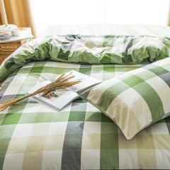 Washed Breathable Fashion Design Made In China Channel 7 Piece Bedding Set