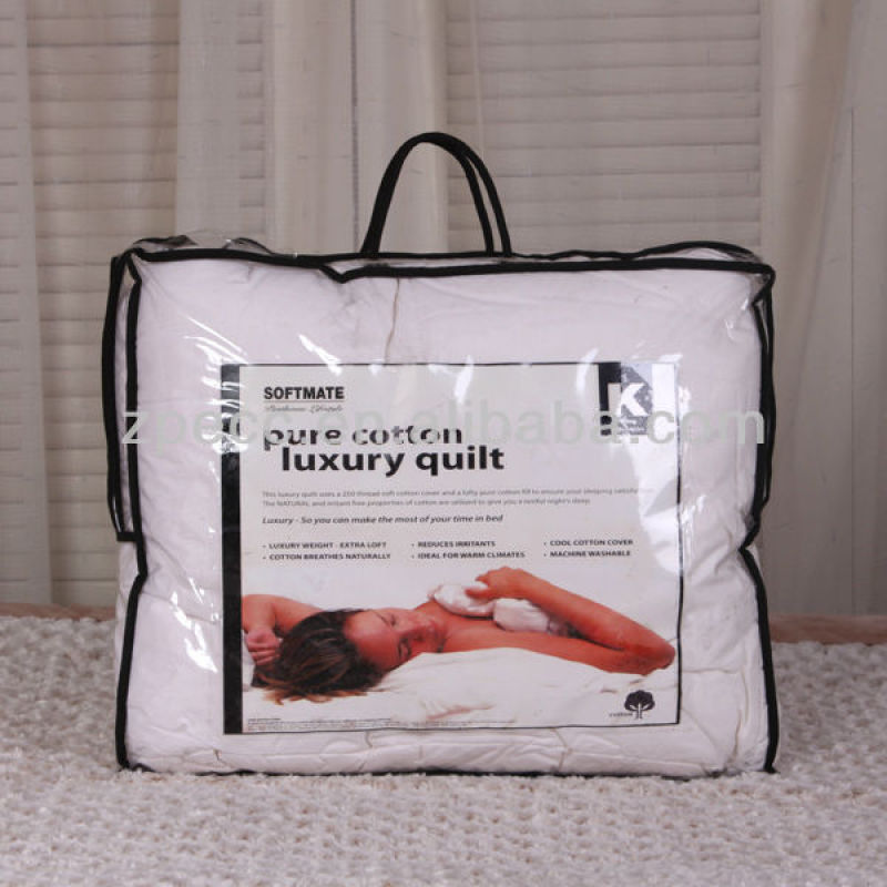 ホテル用の卸売綿白 100% ダウン充填掛け布団 ホテル用の卸売綿白 100% ダウン充填掛け布団