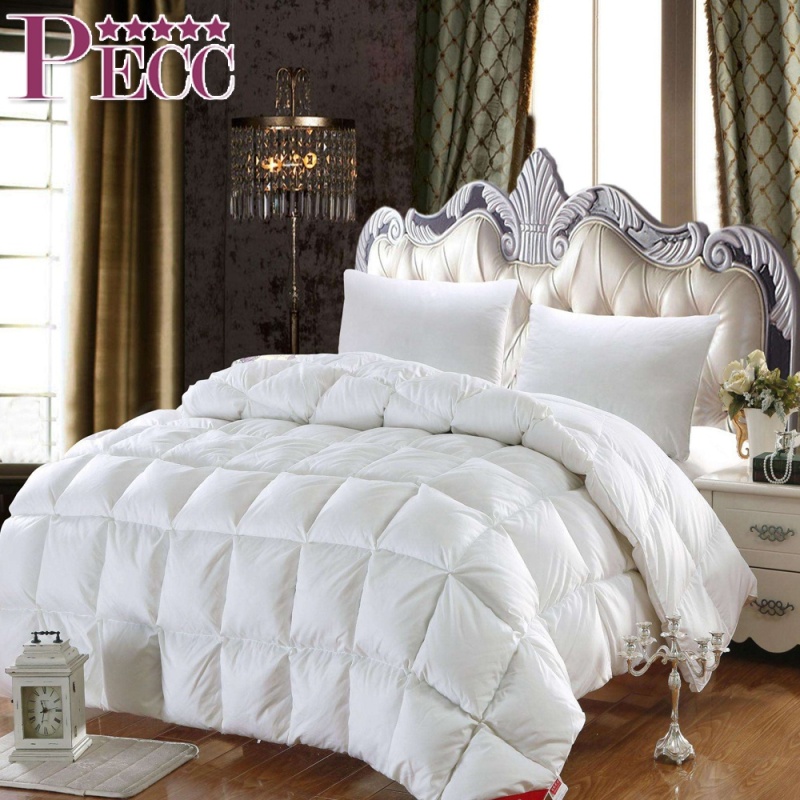Hotel Four Seasons Comforter Edredón más barato blanco liso