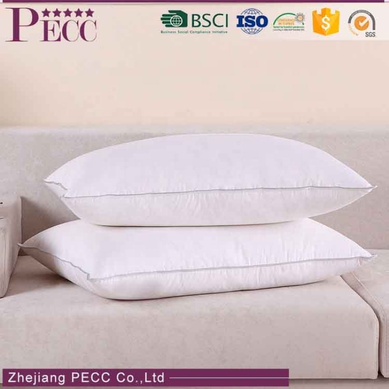 Almohada de plumas suaves de plumón hipoalergénico natural de tamaño clásico