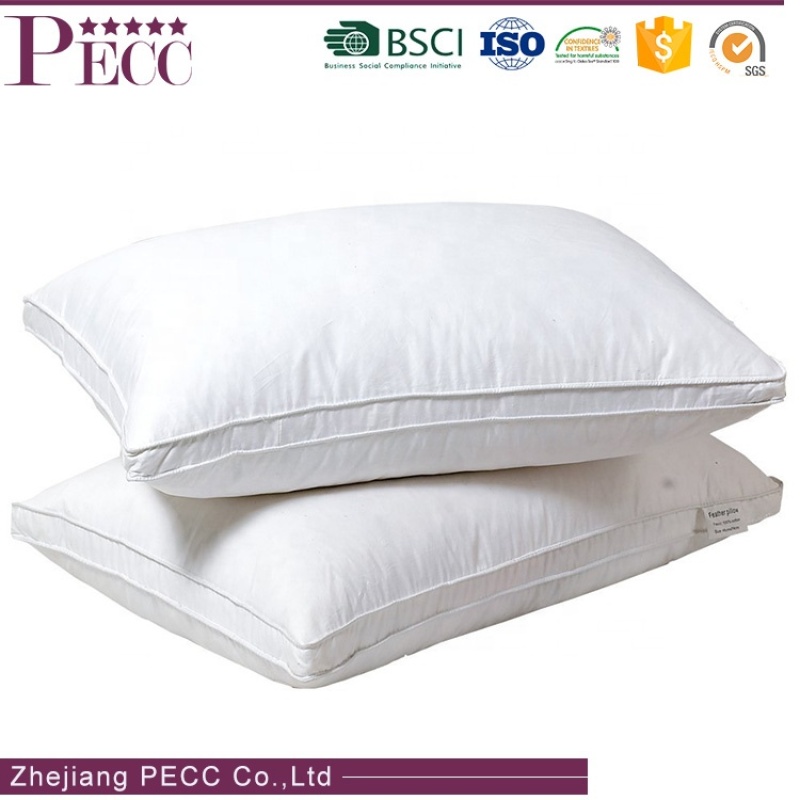 ホテルプロモーション用ソフトフェザー＆ダックダウン枕ベッド