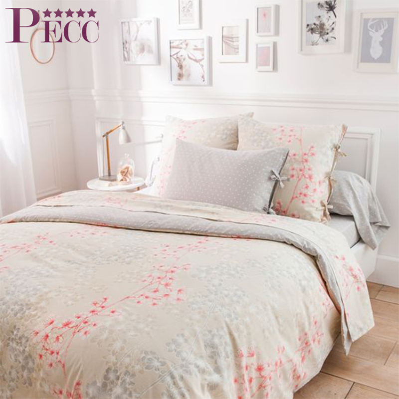 Edredón de lujo de plumón de ganso blanco tamaño Queen liso vendedor caliente