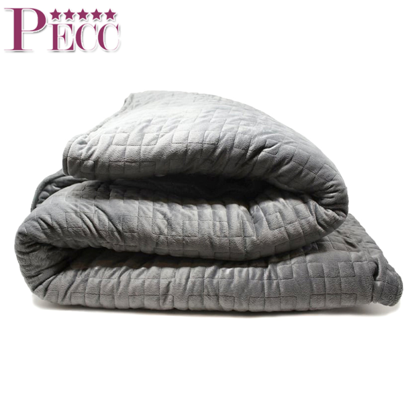 綿 100% の良質のガラスビーズ加重ブランケットベッド用