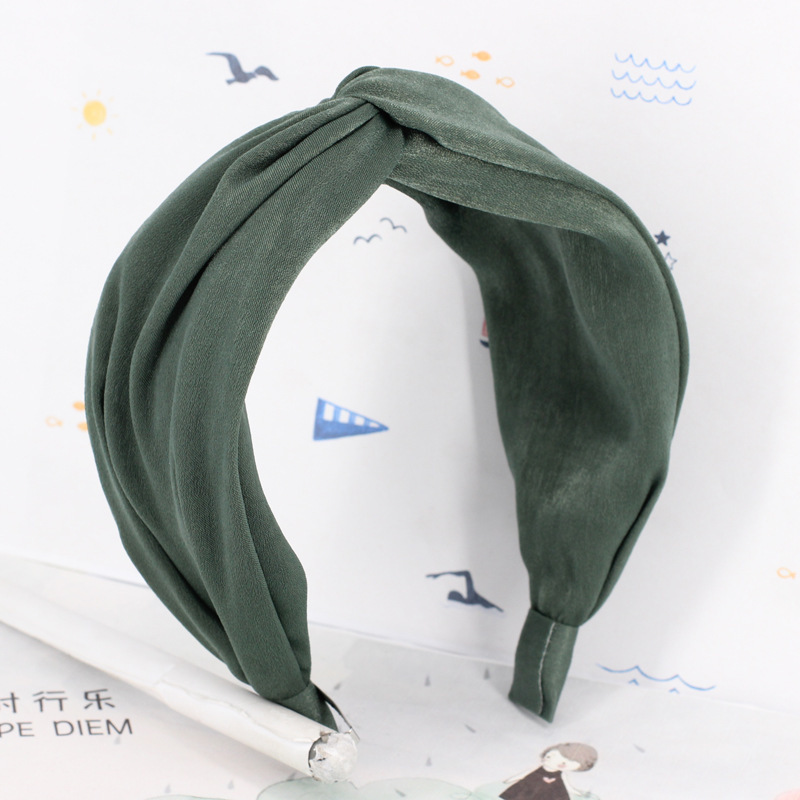 Women Hair Accessories custom elastic fabric Knot Hair Band Headband Women Hair Accessories custom elastic fabric Knot Hair Band Headband