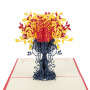2019 good quality handwork gift 3d pop up paper greeting card