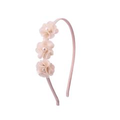 Handmade trendy ladies hair accessories 3d pearl flower lace headbands